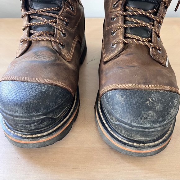 Herman Survivors Professional Men's Dozier Waterproof 8" Steel Toe Work Boots 10 - Picture 6 of 12